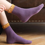 Vintage Colour Block Socks