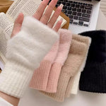 Solid Colour Warm Gloves