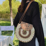 Ethnic Style Straw Bag