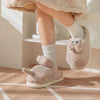 Cartoon Cat Plush Slippers