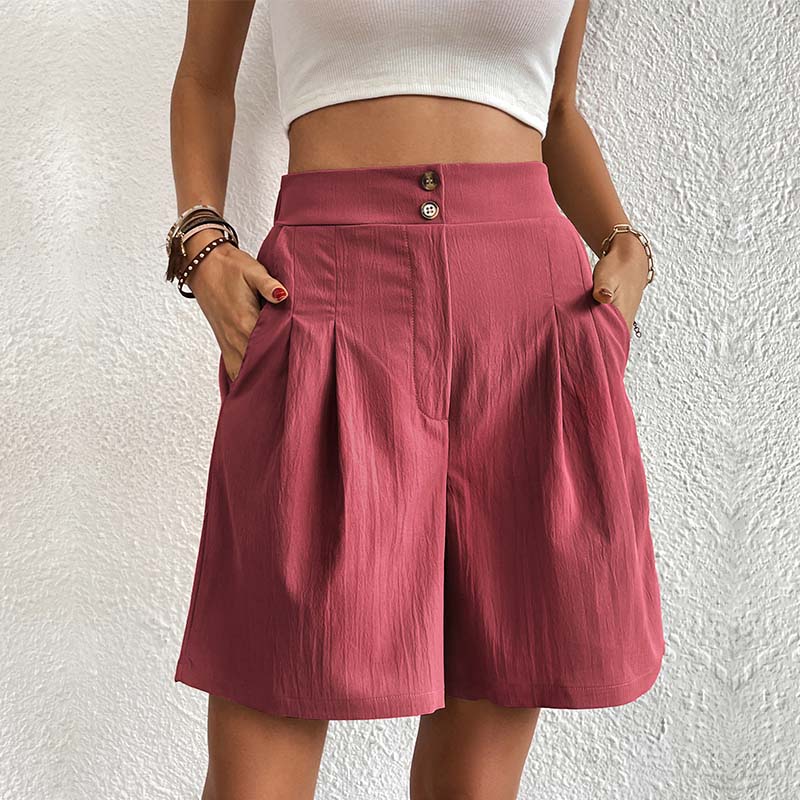 Casual Solid Colour Shorts