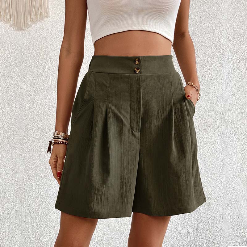 Casual Solid Colour Shorts