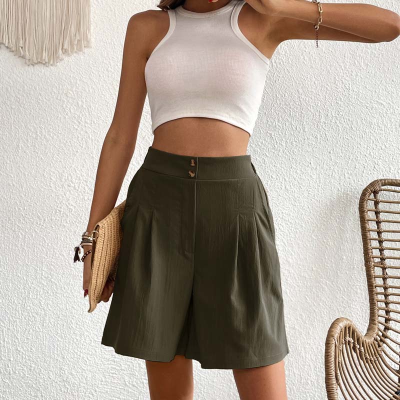 Casual Solid Colour Shorts