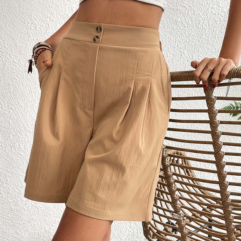 Casual Solid Colour Shorts