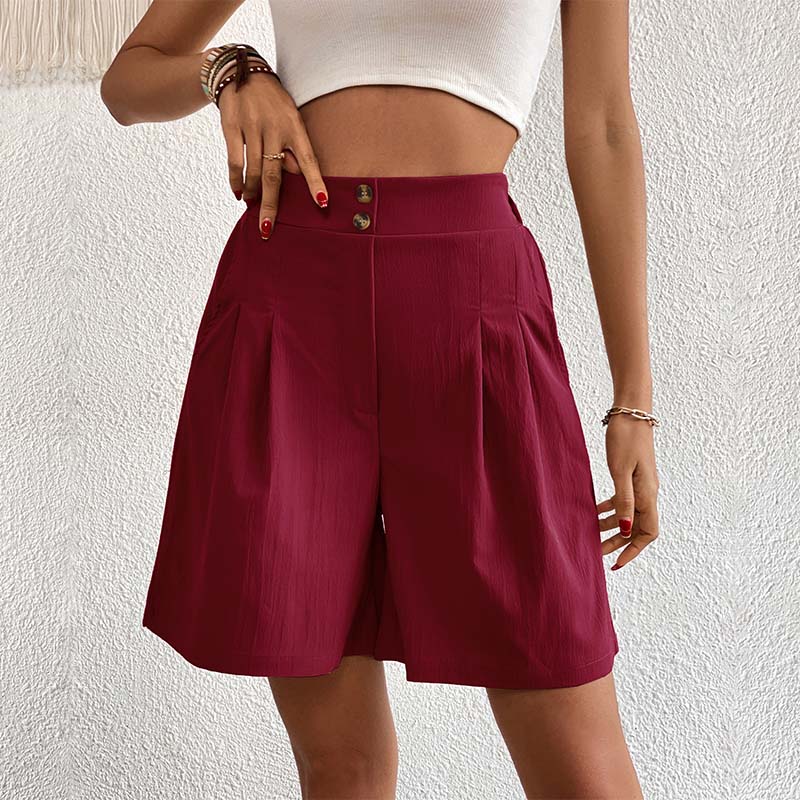 Casual Solid Colour Shorts