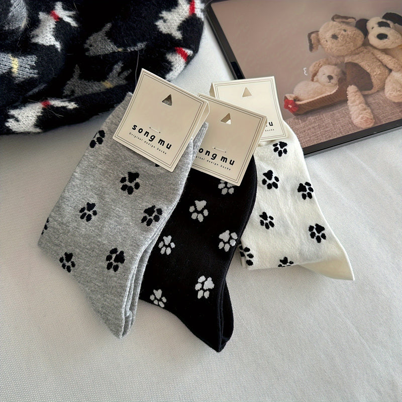 Cat Paw Print Socks