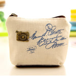 Vintage Canvas Coin Purse