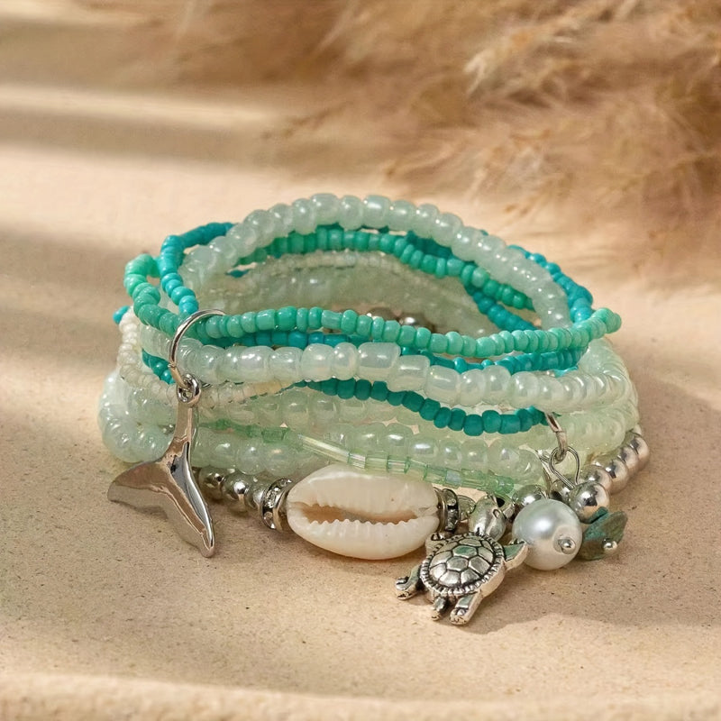 Bohemian Beaded Bracelet Set