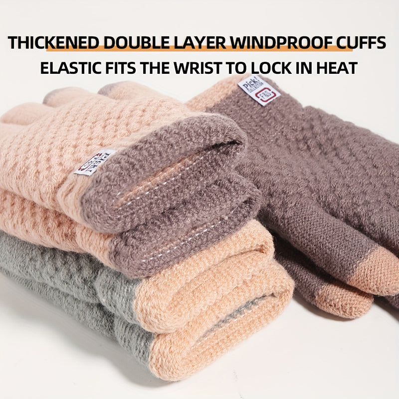 Warm Knitted Gloves