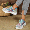 Floral Print Casual Sneakers