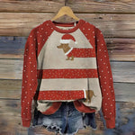 Creative Christmas Polka Dot Sweatshirt