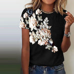 Vintage Floral Print T-Shirt