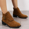 Vintage Chunky Heel Boots