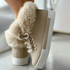 Warm Plush Platform Ankle Boots