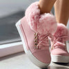 Warm Plush Platform Ankle Boots