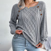 Casual Cable Knit Sweater