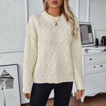 Solid Colour Casual Sweater