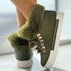 Warm Plush Platform Ankle Boots