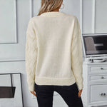 Solid Colour Casual Sweater