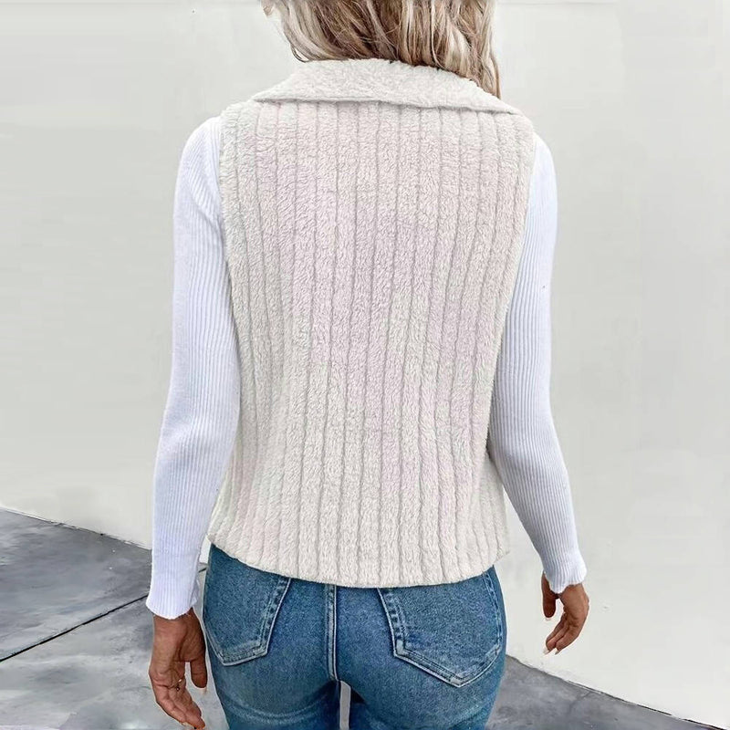 Solid Colour Casual Cardigan