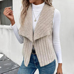 Solid Colour Casual Cardigan