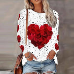 Floral Print Casual T-Shirt