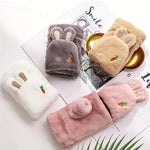 Cartoon Plush Warm Gloves