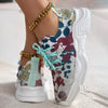 Floral Print Casual Sneakers