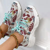 Floral Print Casual Sneakers