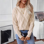 Solid Colour Casual Sweater