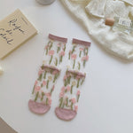 Breathable Jacquard Socks