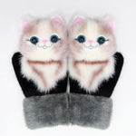 Cartoon Plush Warm Gloves