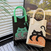 Cartoon Cat Knitted Bag