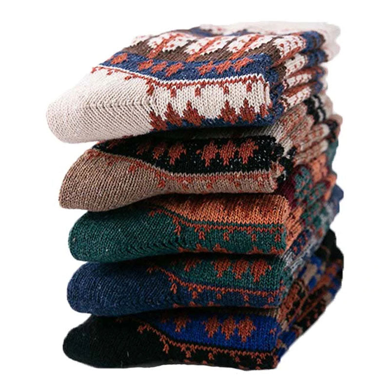 Pack of 5 Pairs of Vintage Socks