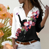 Elegant Floral Print Blouse