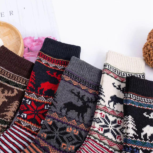 Pack Of 5 Pairs Of Printed Socks