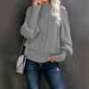 Elegant Solid Knitted Sweater