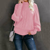 Elegant Solid Knitted Sweater