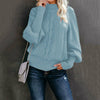 Elegant Solid Knitted Sweater