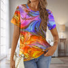 Colorful Abstract Print T-Shirt