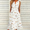Casual Floral Sleeveless Dress