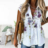 Butterfly Print Casual Blouse