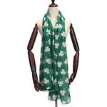 Clover Print Casual Scarf