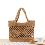 Casual Solid Color Straw Bag