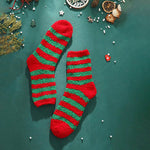Christmas Striped Socks
