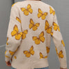 Butterfly Pattern Casual Sweater