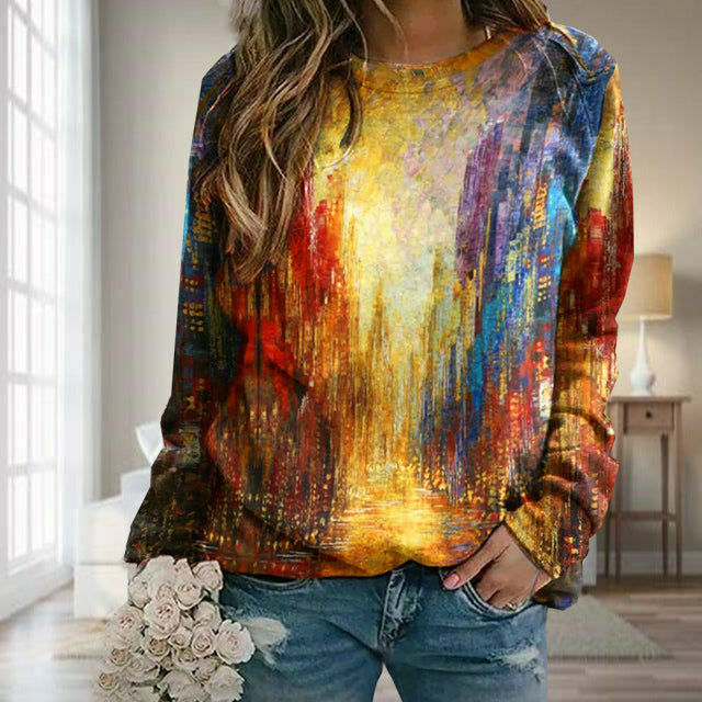 Vintage Casual Printed T-Shirt