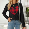 Casual Heart Knit Sweater