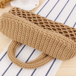 Casual Solid Color Straw Bag