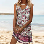 Casual Floral Beach Dress